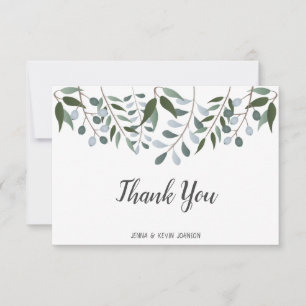 Eucalyptus Greenery Floral Thank You