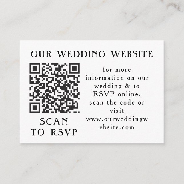 Eucalyptus Greenery Frame Green Blue White Web QR Enclosure Card (Front)