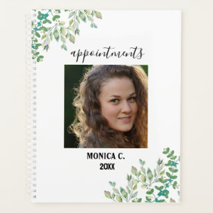 Eucalyptus greenery gold photo modern 2025 planner