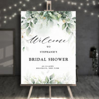 Eucalyptus Greenery Gum Bridal Shower Welcome