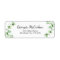 Eucalyptus Greenery Leaves Return Address Label