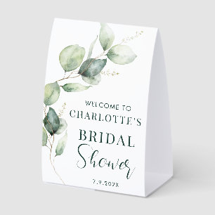 Eucalyptus Greenery Script Bridal Shower Welcome