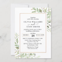 Eucalyptus Greenery Simple Wedding L008