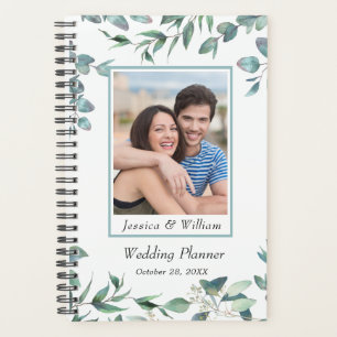 Eucalyptus Greenery Watercolor PHOTO Wedding Planner