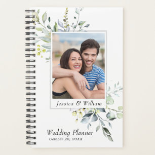 Eucalyptus Greenery Watercolor PHOTO Wedding Planner