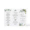 Eucalyptus Greenery Wedding Ceremony Program 