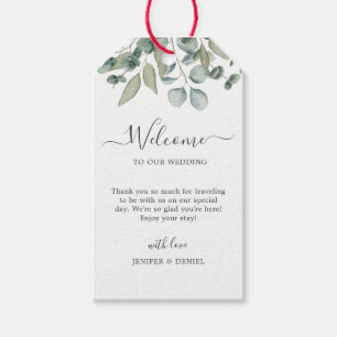 Eucalyptus Greenery Wedding Gift Tags