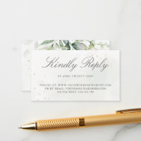 Eucalyptus Greenery Wedding Online RSVP