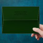 Eucalyptus Greenery Wedding Return Address 5x7 