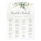 Eucalyptus Greenery Wedding Seating Chart