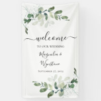 Eucalyptus Greenery Wedding Welcome