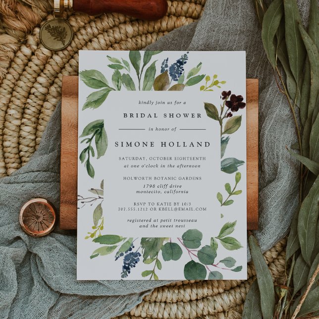 Eucalyptus Grove Bridal Shower Invitation (Creator Uploaded)
