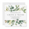 Eucalyptus Grove Wedding Invitation | Square