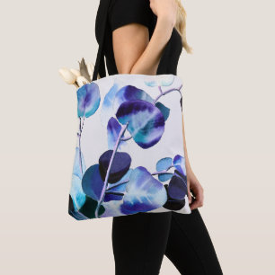 Eucalyptus Gum Leaves watercolor art Tote Bag