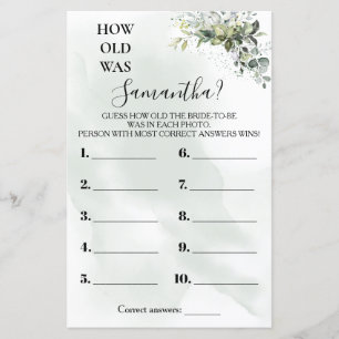 Eucalyptus How old was She shower bilingual game