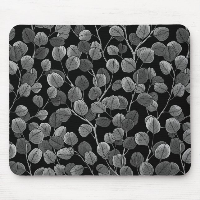 Eucalyptus in gray mouse mat (Front)