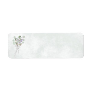 Eucalyptus & Lavender Blank Wedding Return Address