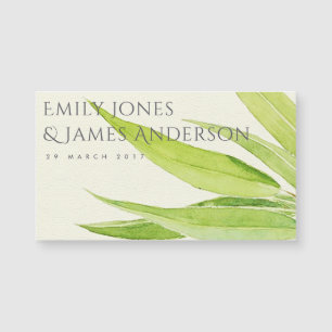 EUCALYPTUS LEAF WATERCOLOUR FOLIAGE SAVE THE DATE