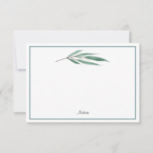 Eucalyptus Leaves Card