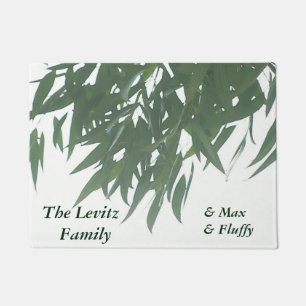 Eucalyptus leaves doormat
