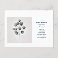 Eucalyptus Leaves Leaf Art Wedding Bridal Shower