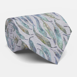 Eucalyptus Leaves Neck Tie