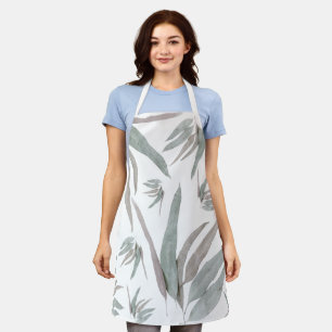 Eucalyptus Leaves Pattern Apron