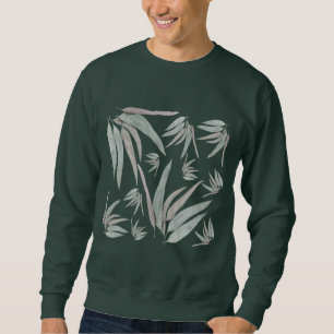 Eucalyptus Leaves Pattern Sweatshirt