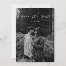 Eucalyptus leaves photo Wedding Save The Date
