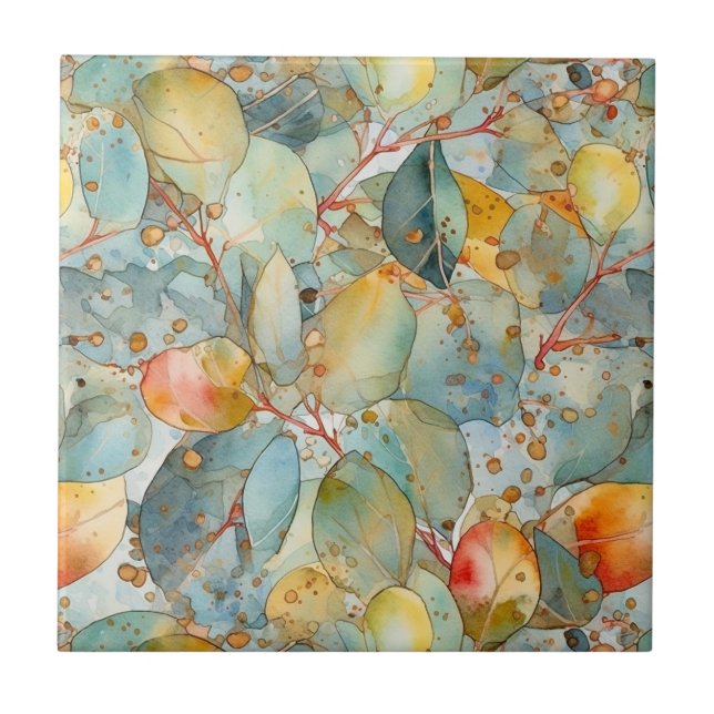 Eucalyptus Leaves Tile (Front)
