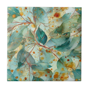 Eucalyptus Leaves Tile