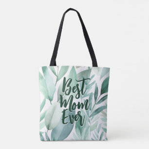 Eucalyptus Leaves Watercolor   Mother's Day Tote Bag