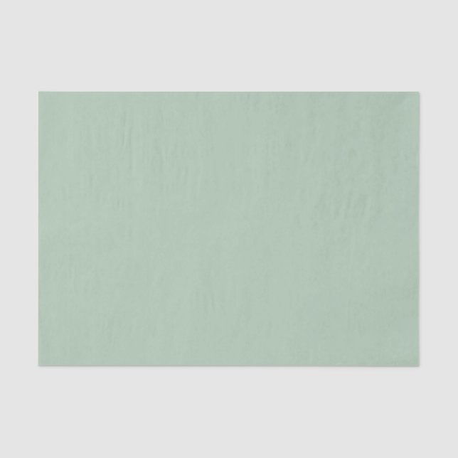 Eucalyptus Light Green Solid Colour  Tissue Paper (Front)