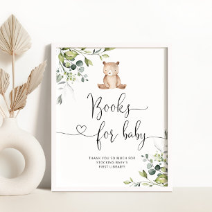 Eucalyptus little bear, eucalyptus books for baby poster