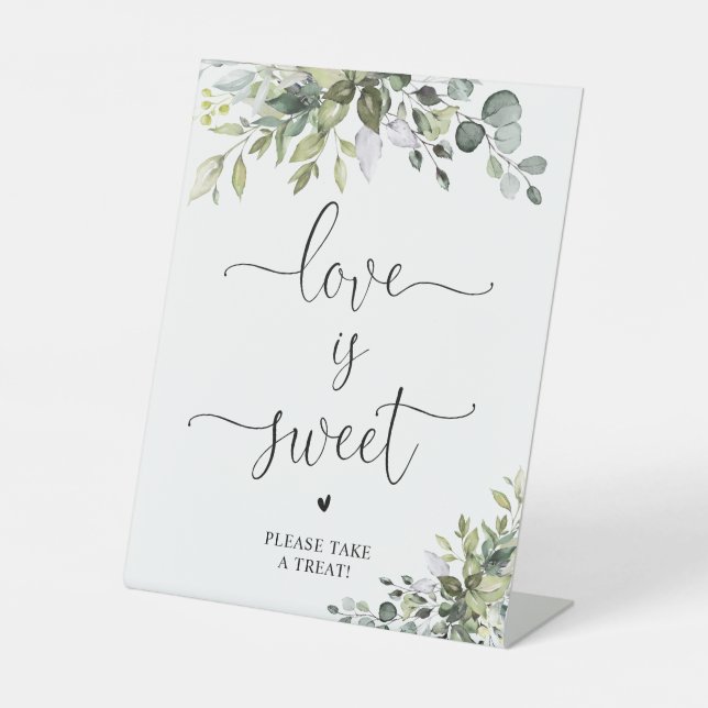 Eucalyptus Love Is Sweet Sign (Front)