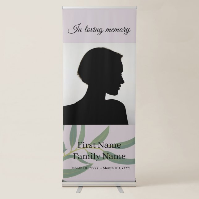 Eucalyptus memorial  retractable banner (Front)