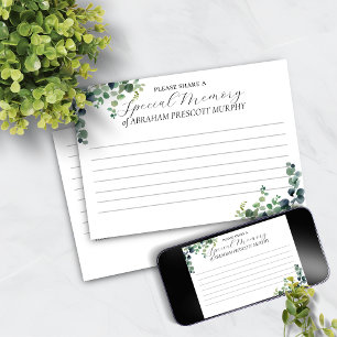 Eucalyptus Memorial Share a Memory Card