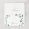 Eucalyptus Modern Calligraphy Wedding Place Card