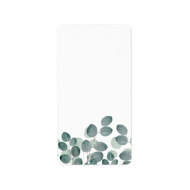 Eucalyptus Modern Label (Front)