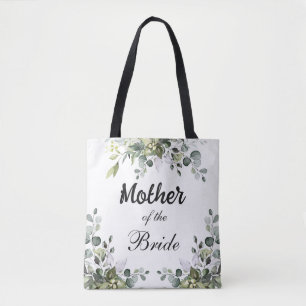 Eucalyptus Mother of the Bride Wedding Tote Bag