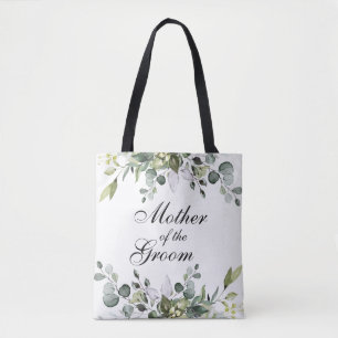 Eucalyptus Mother of the Groom Wedding Tote Bag