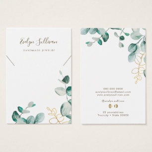 Eucalyptus necklace display card