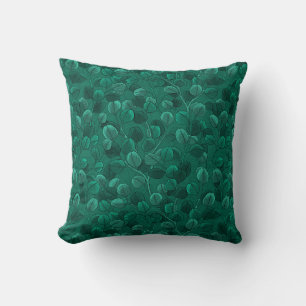 Eucalyptus on green cushion