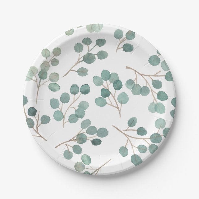 Eucalyptus Paper Plate (Front)