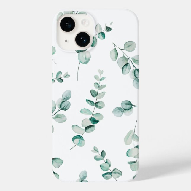 Eucalyptus Pattern iphone Case (Back)