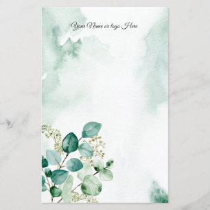 Eucalyptus Personalised Stationery
