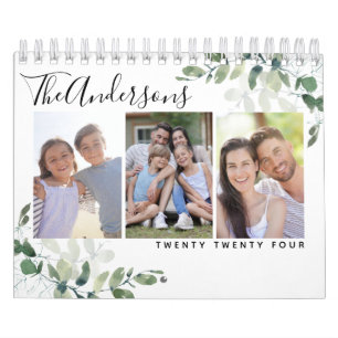 Eucalyptus Photo Collage Calendar
