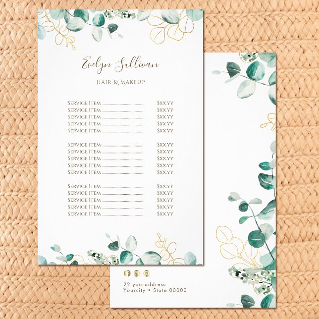 Eucalyptus price list flyer (Creator Uploaded)