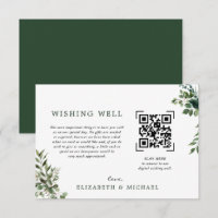 Eucalyptus | QR Code Scan Wedding Wishing Well