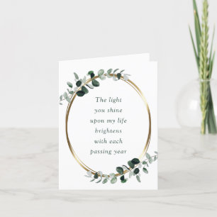 Eucalyptus Romantic Valentine's Day  Holiday Card